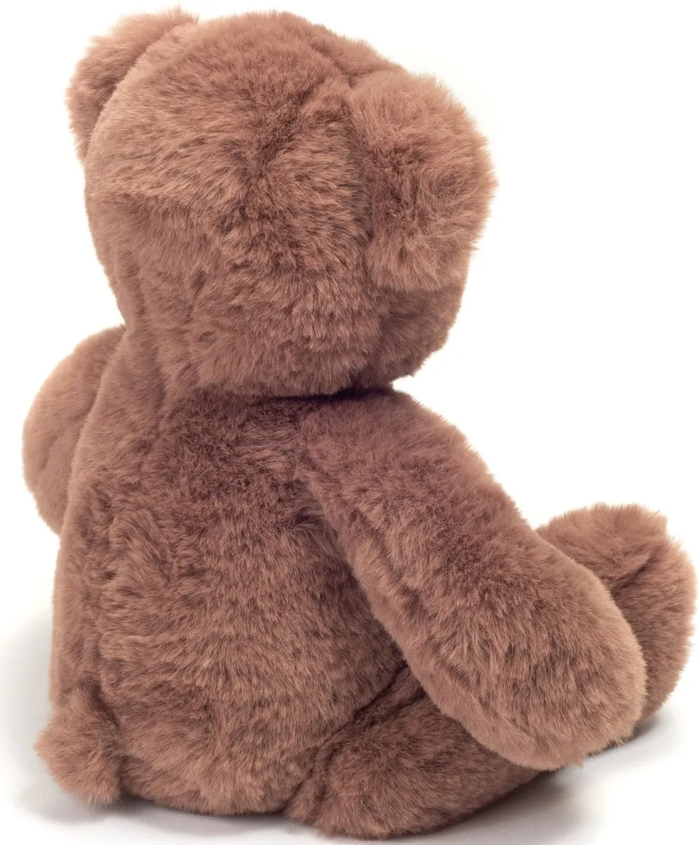 Hermann Teddy Knuffeldier beer Mikai - zachte pluche stof - premium kwaliteit knuffels - bruin - 30 cm - Beren