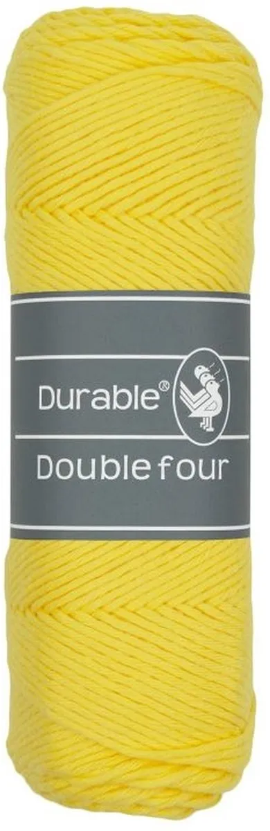 Durable Double Four 2180 Katoengaren - Bright Yellow - afbeelding 6 van 6