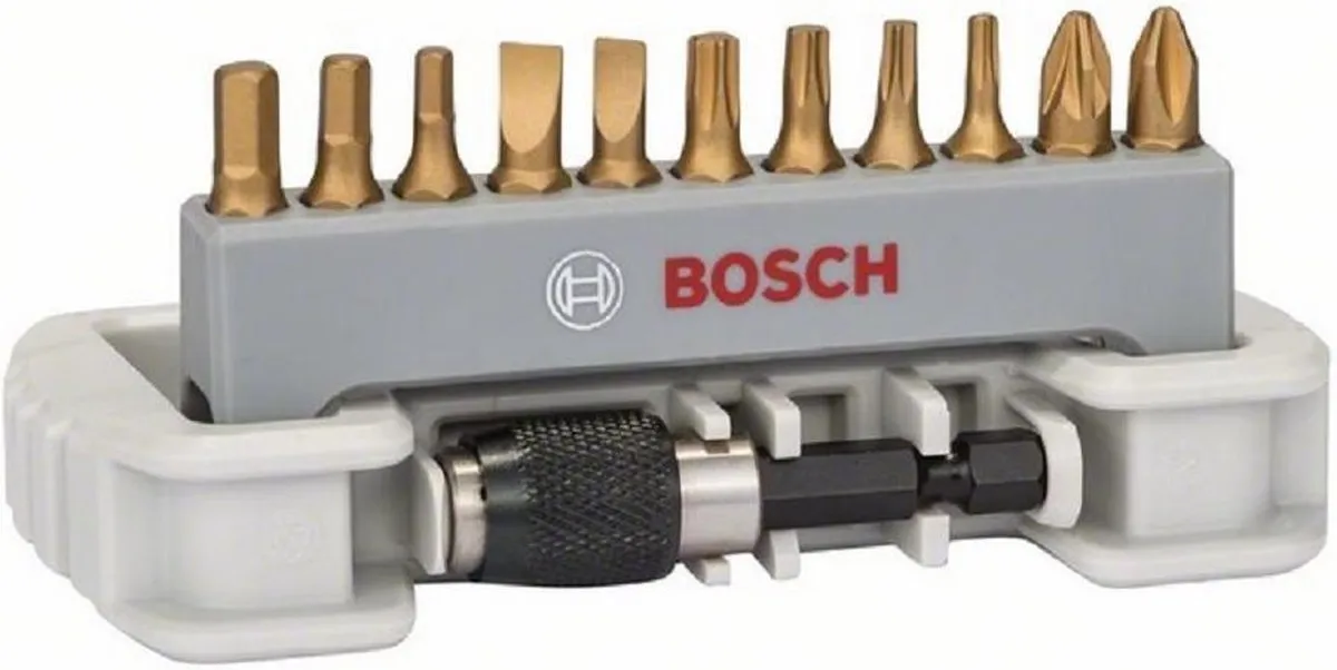 Bosch 11-delige Schroefbitset - Metaal
