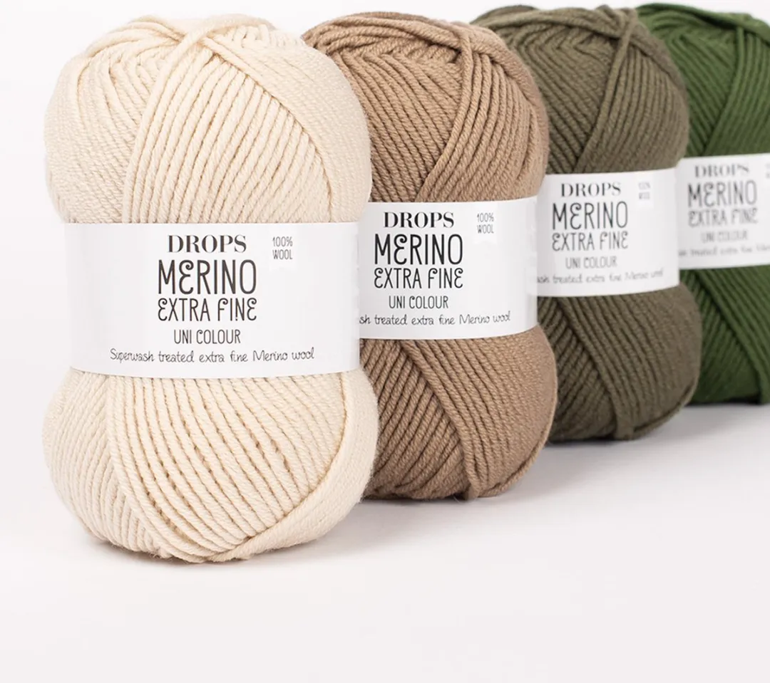 Drops Merino Extra Fine Uni Wol Garen - Bordeaux