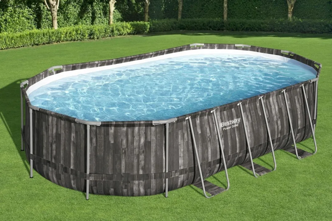Bestway Power Steel Oval Zwembad 610x366x122cm - 20.241L - MPN 5611R