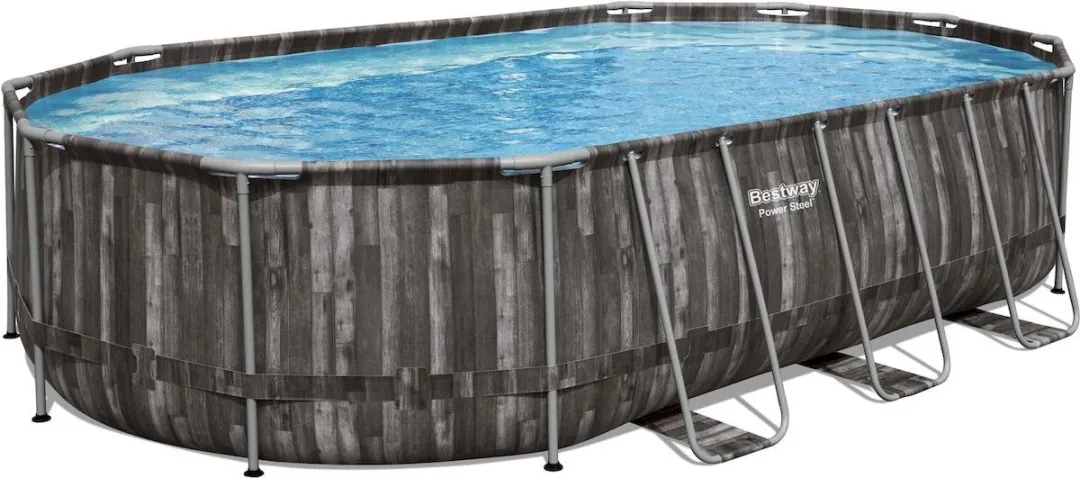 Bestway Power Steel Oval Zwembad 610x366x122cm - 20.241L - MPN 5611R