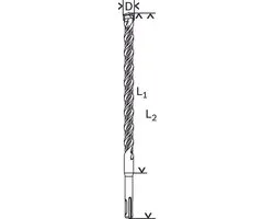 Bosch Hamerboor SDS-plus 14mm x 950mm - 1 Stuk