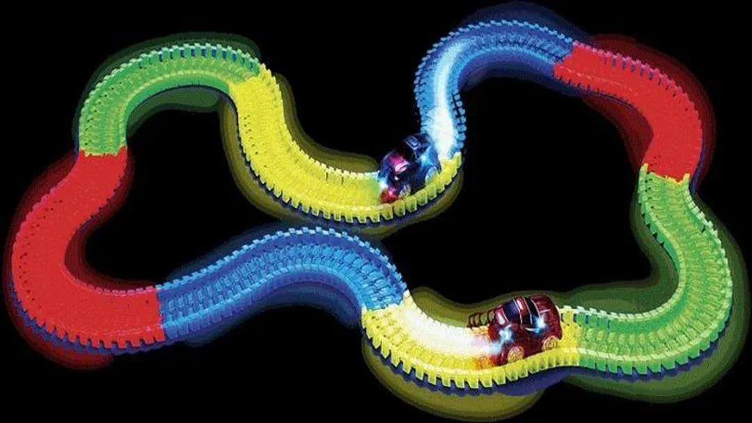 Eddy Toys Magische Racebaan 220-delig Multi-Color