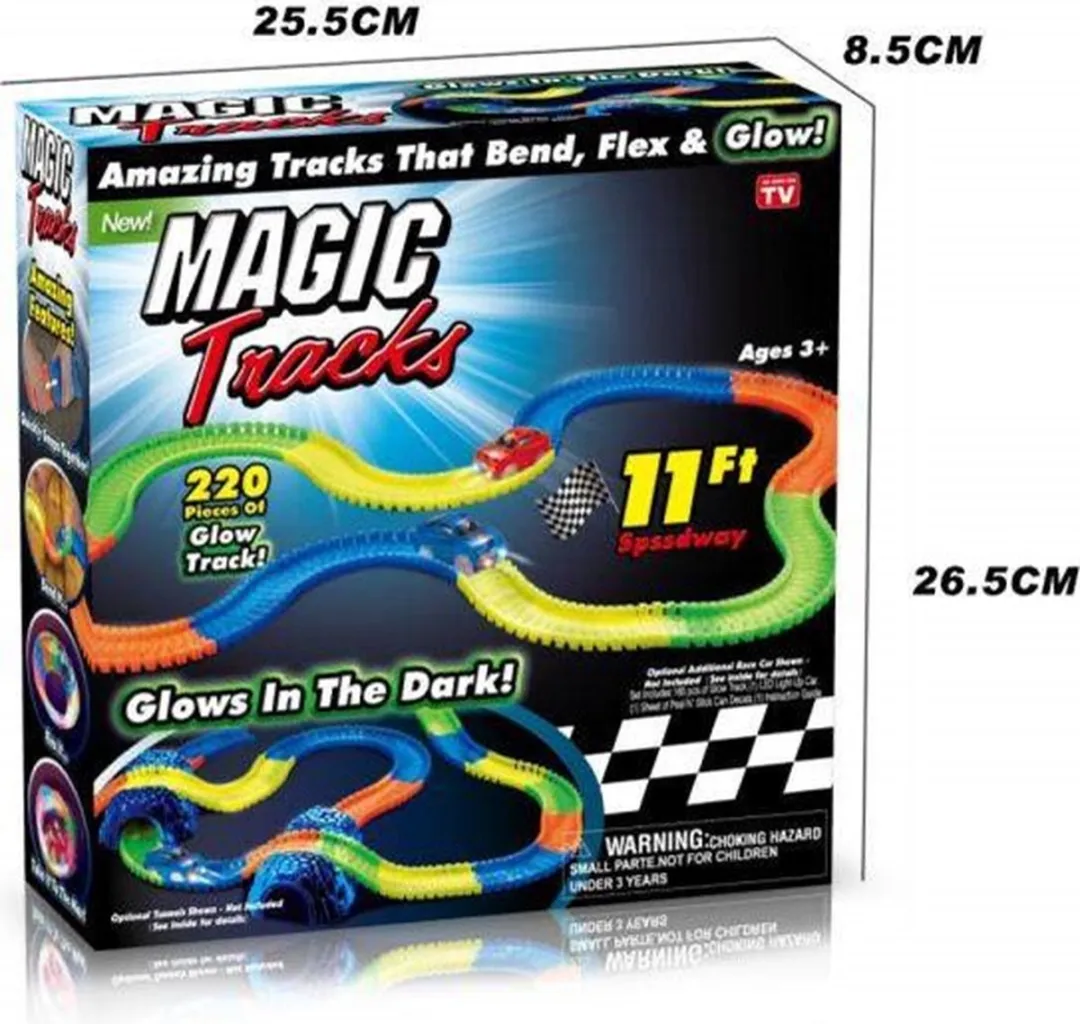 Eddy Toys Magische Racebaan 220-delig Multi-Color