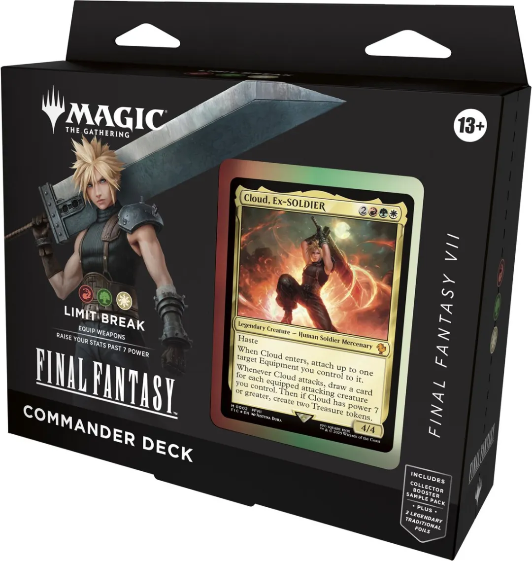 Magic The Gathering FINAL FANTASY VII Commander Deck Limit Break