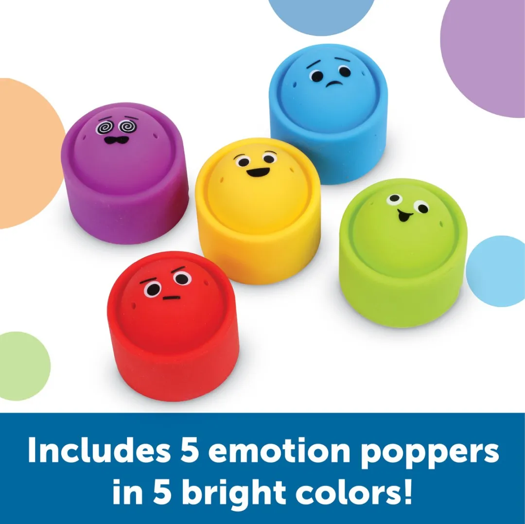 Learning Resources Rainbow Emotion Poppers fidget speelgoed - Multicolor