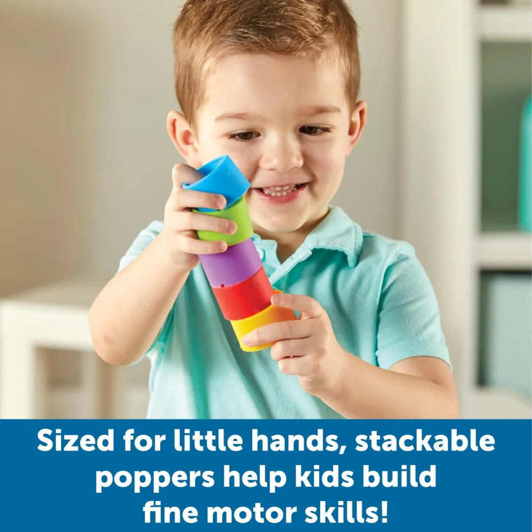 Learning Resources Rainbow Emotion Poppers fidget speelgoed - Multicolor