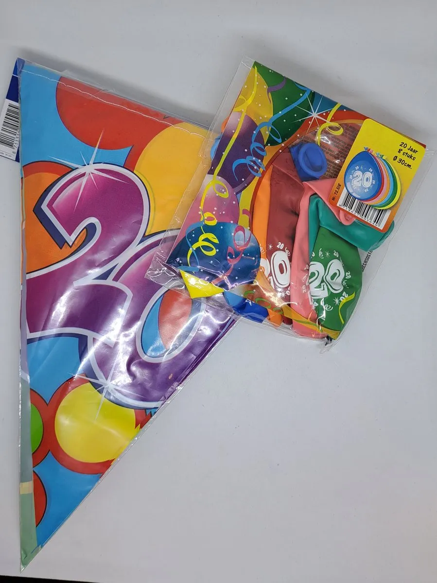 3M Verjaardagspakket Vlaggenlijn & Ballonnen