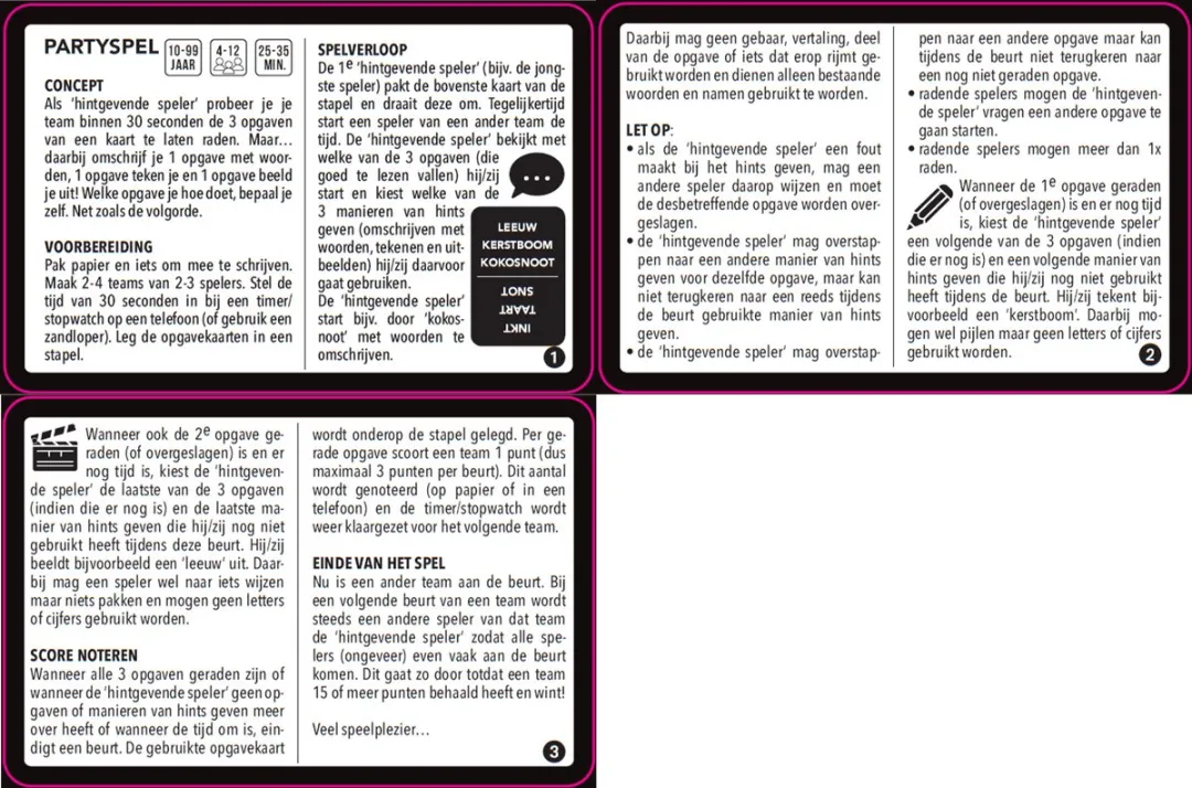 Partyspel Editie #1 & Letters Combi-Deal - 648 Opgaven