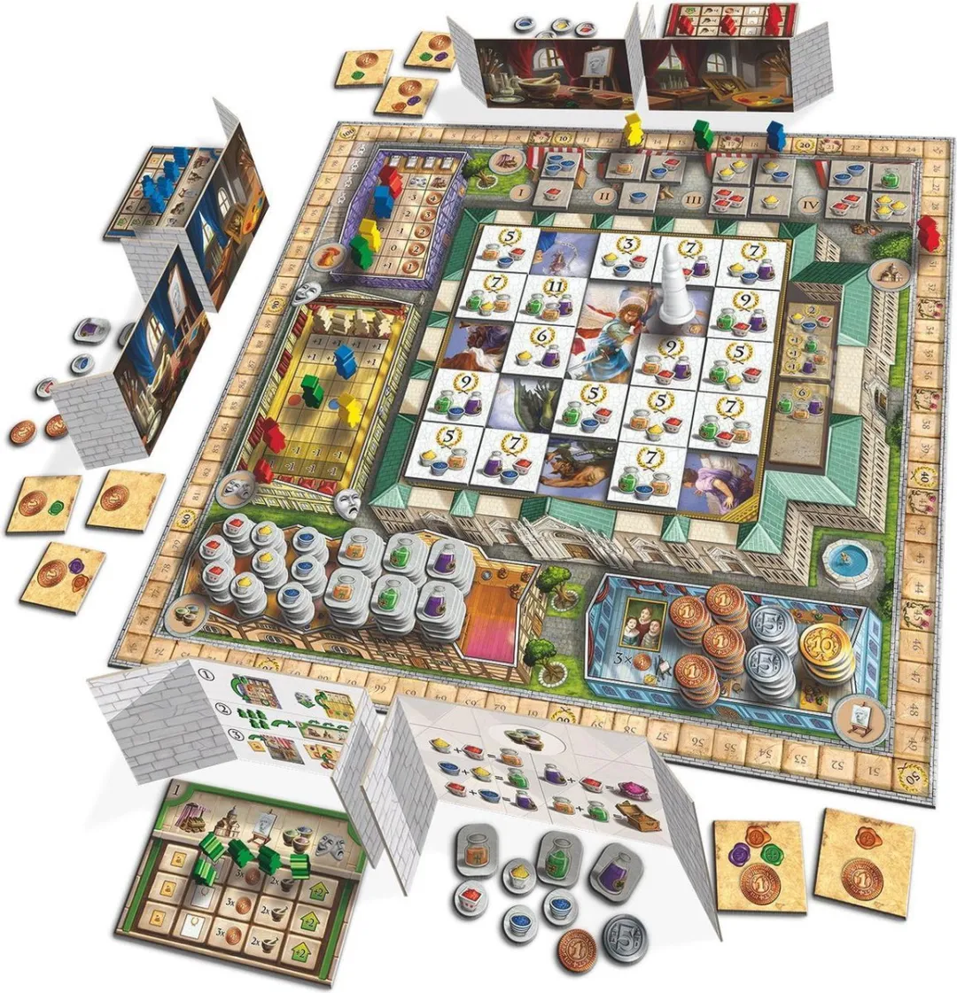 Queen Games Fresco Mega Box - Bordspel - 2-4 Spelers