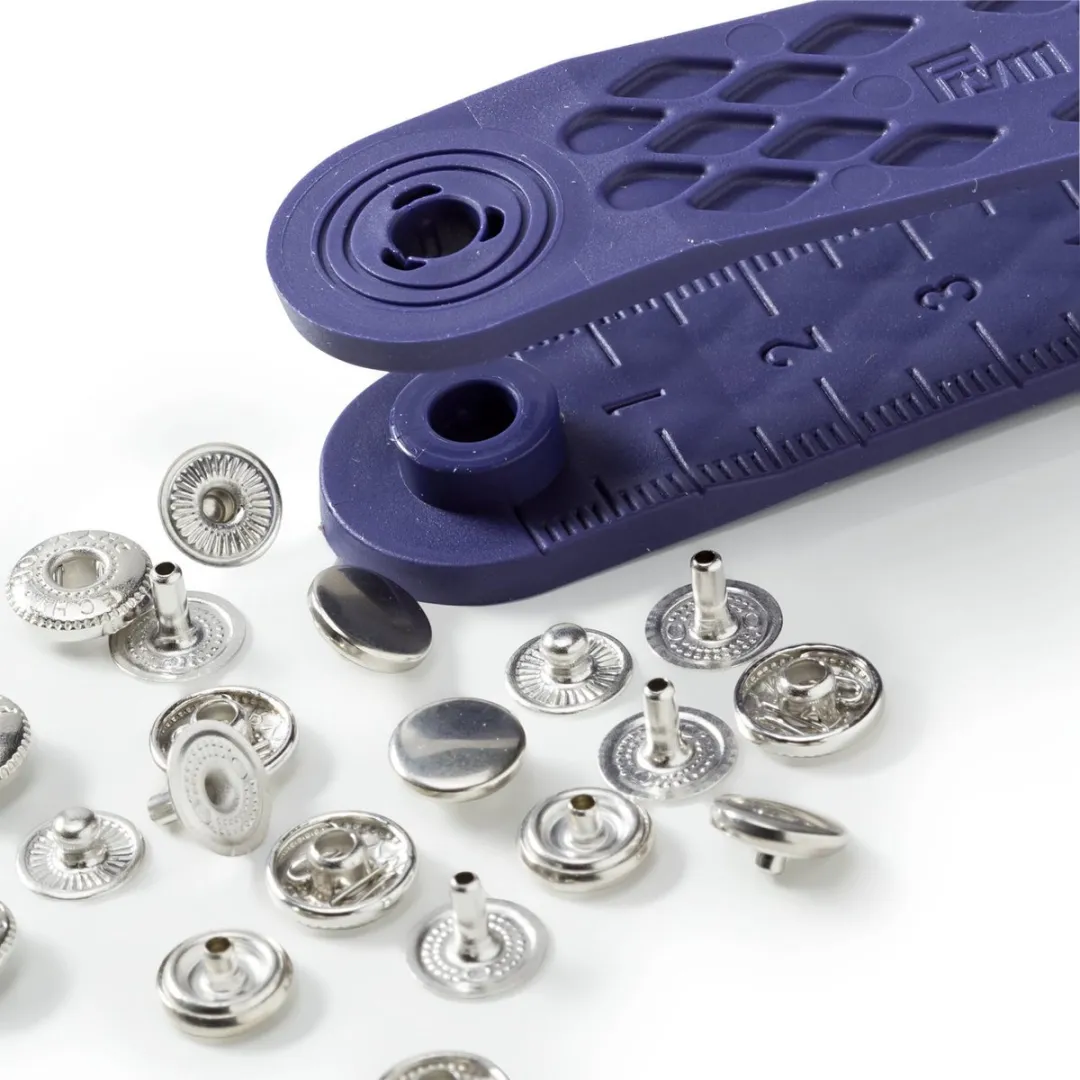 Prym Naaivrijdrukknopen MINI 8mm - Zilverkleurig - 10 Stuks