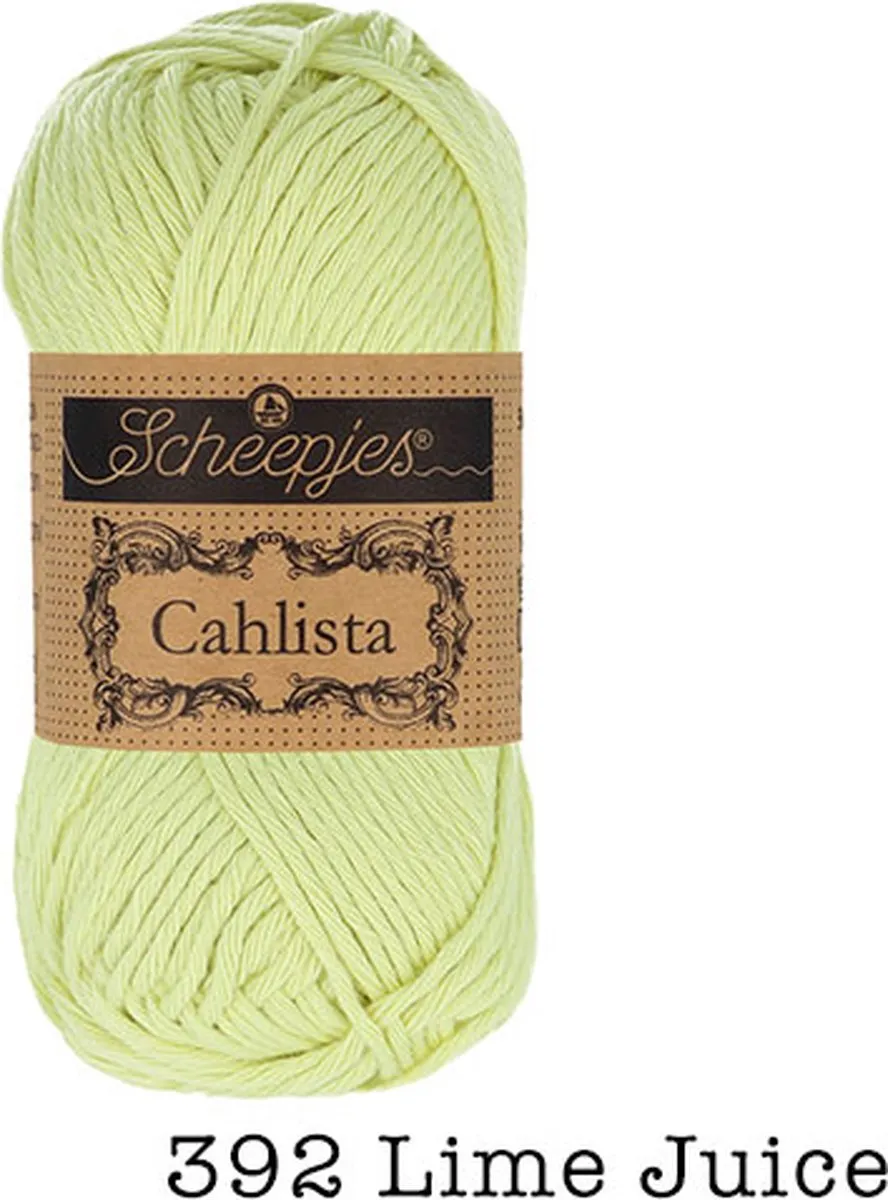 Scheepjes Cahlista Lime Juice - 1 Stuk