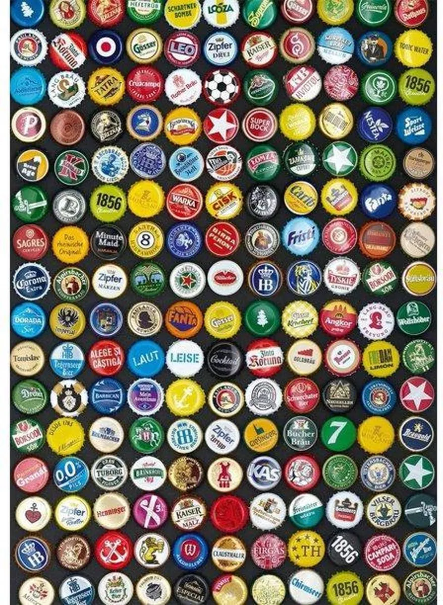 Piatnik Crown Caps Legpuzzel 1000 Stuks - Multicolor