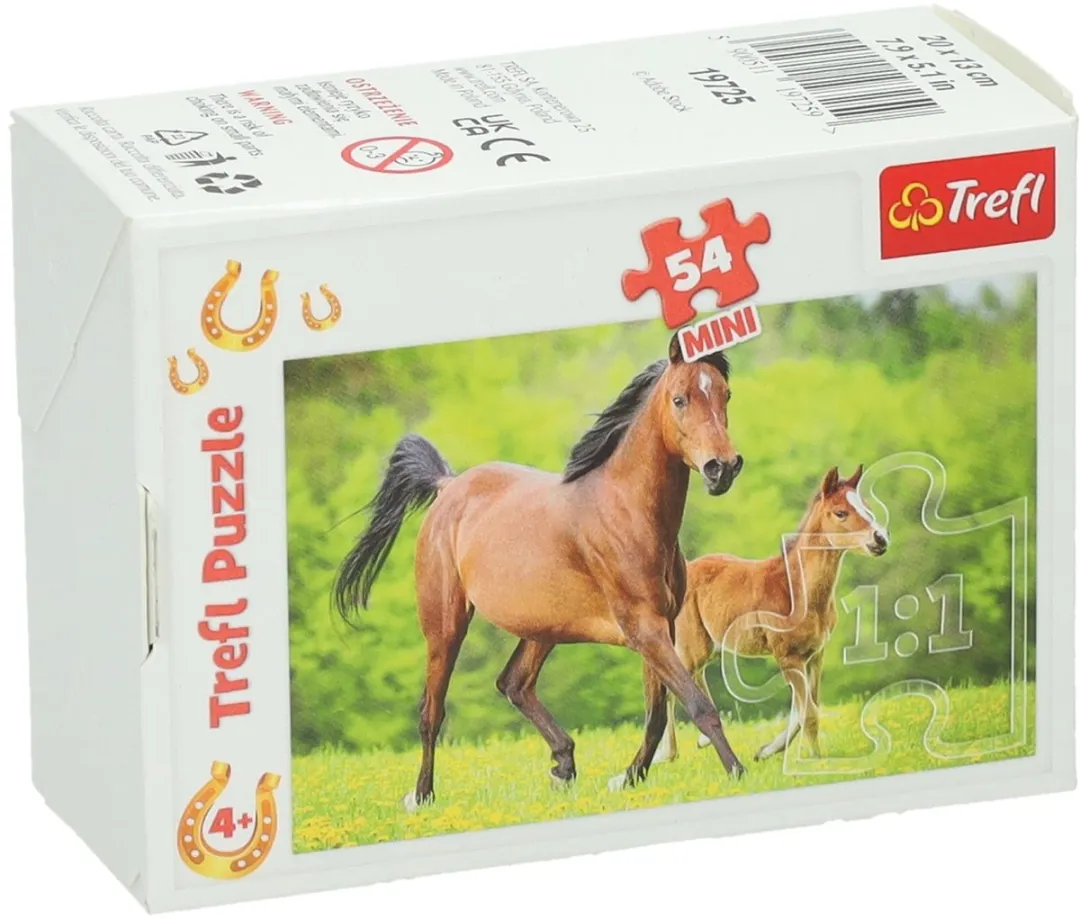 Trefl Mini Puzzel Paarden 54 Stuks - Multi