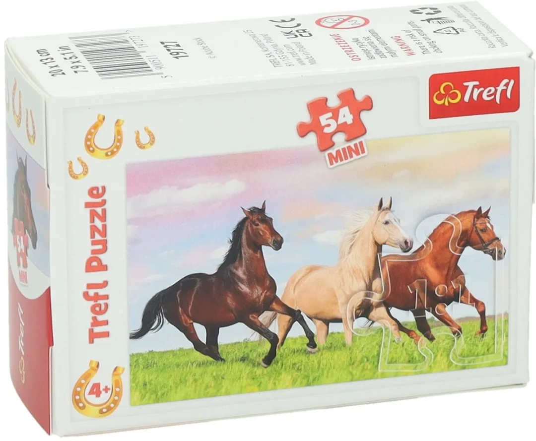 Trefl Mini Puzzel Paarden 54 Stuks - Multi