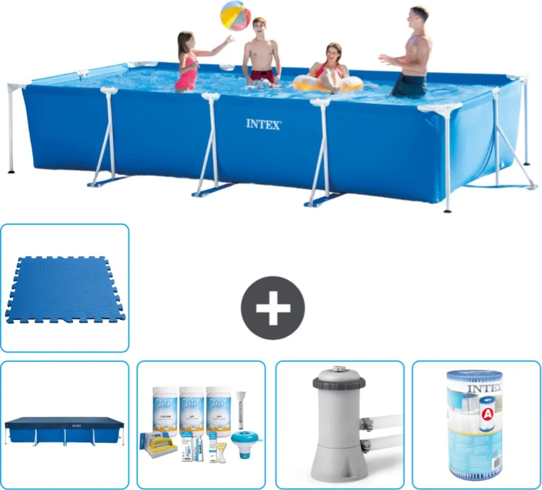 Intex Rechthoekig Frame Zwembad 450x220cm