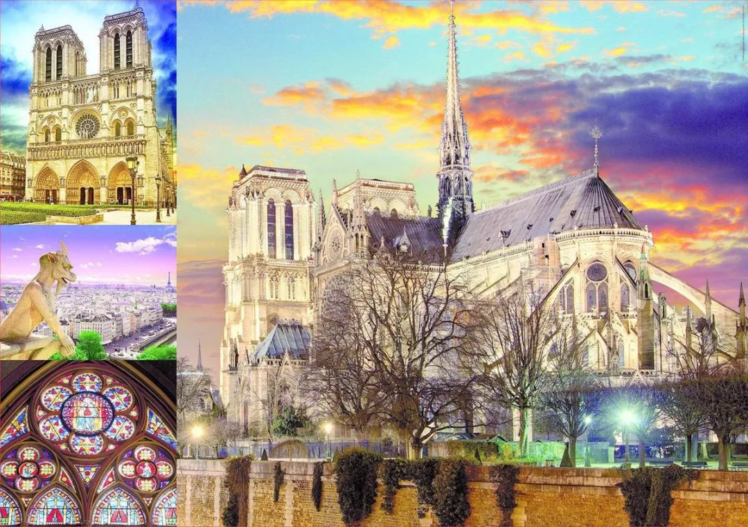 Educa Notre Dame Puzzle 1000 Stuks - 18456