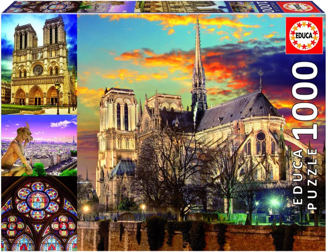 Educa Notre Dame Puzzle 1000 Stuks - 18456