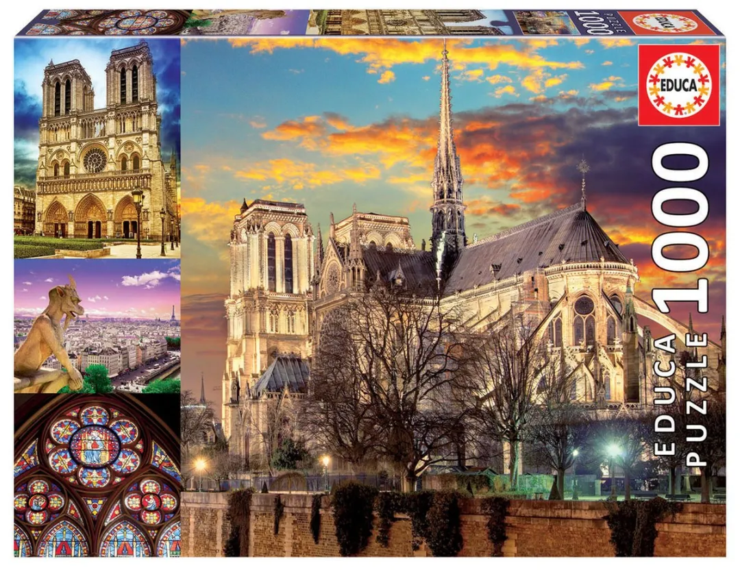 Educa Notre Dame Puzzle 1000 Stuks - 18456