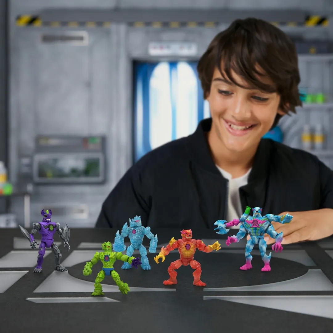 Moose Toys MrBeast Lab Hybrids MS24910 Mega Pack - 5 Actiefiguren Multikleur
