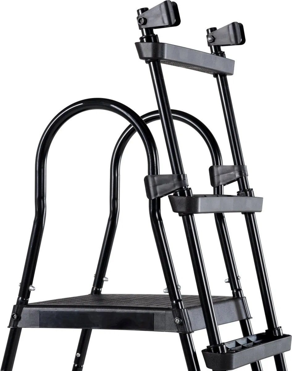 EXIT Zwembadtrap 108-122cm - Zwart