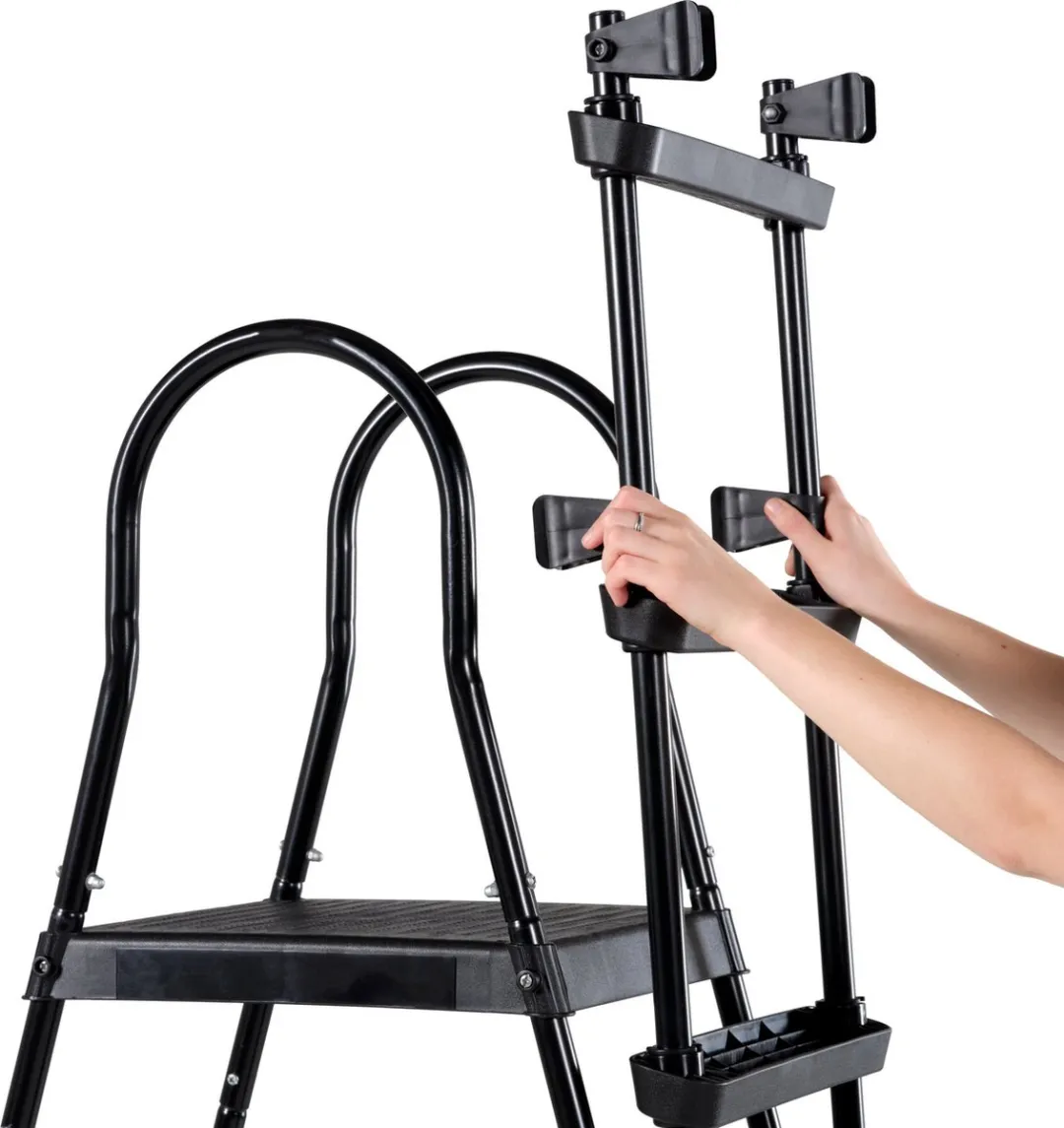EXIT Zwembadtrap 108-122cm - Zwart