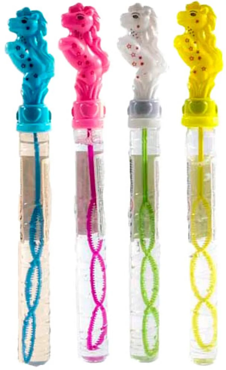 Jonotoys Bellenblaas Paardjes - 24 Stuks Multicolor