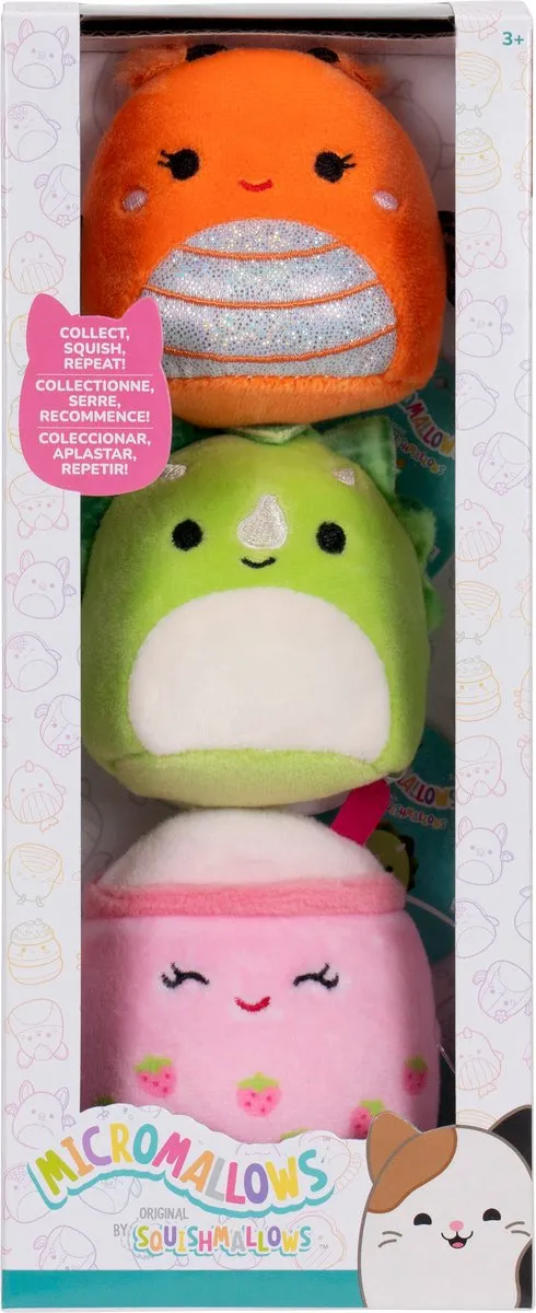 Squishmallows MicroMallows 3 Pack Plush