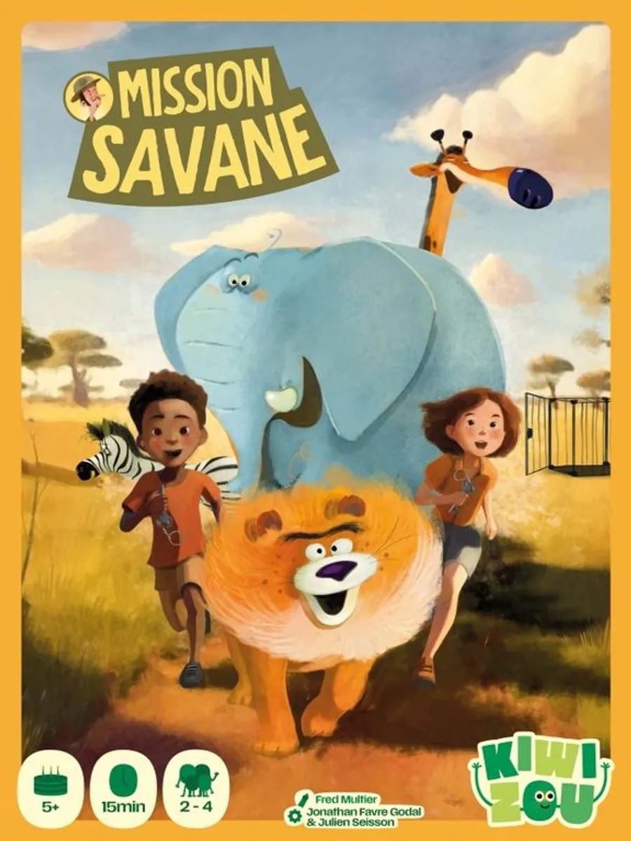Blackrock Games Mission Savane Kinderspel - 1-4 Spelers