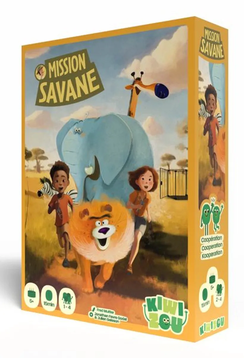 Blackrock Games Mission Savane Kinderspel - 1-4 Spelers