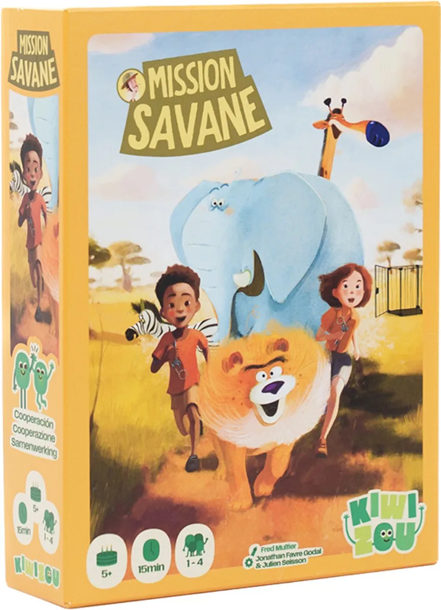 Blackrock Games Mission Savane Kinderspel - 1-4 Spelers