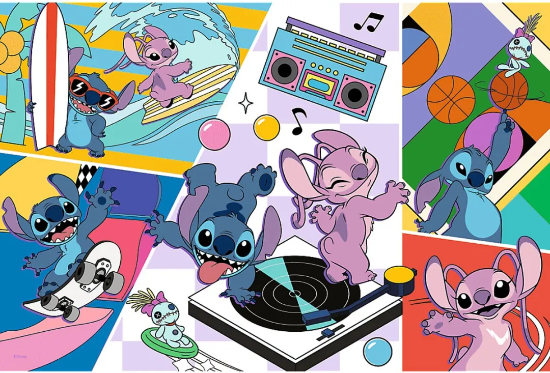 Trefl Lilo & Stitch Puzzel 100 Stuks - Multicolor