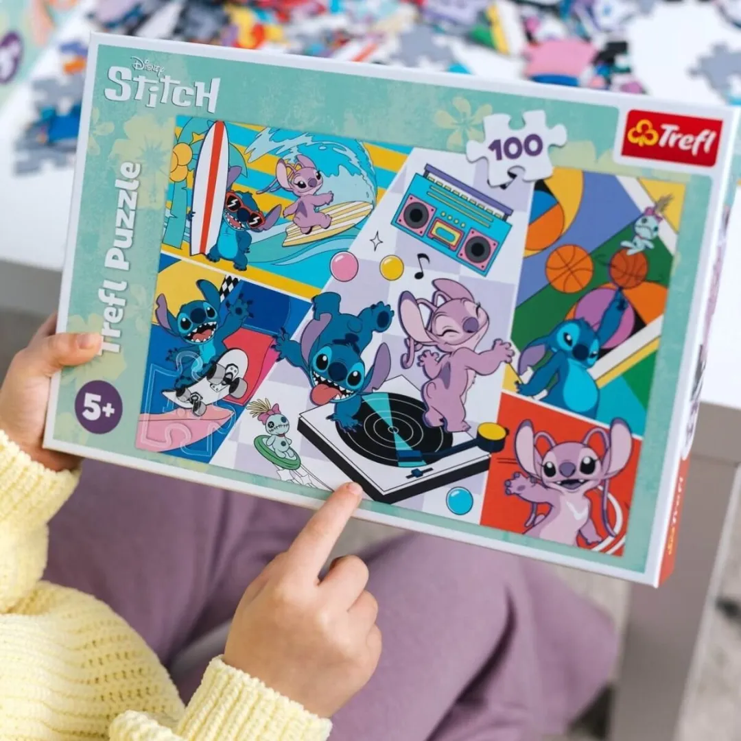 Trefl Lilo & Stitch Puzzel 100 Stuks - Multicolor