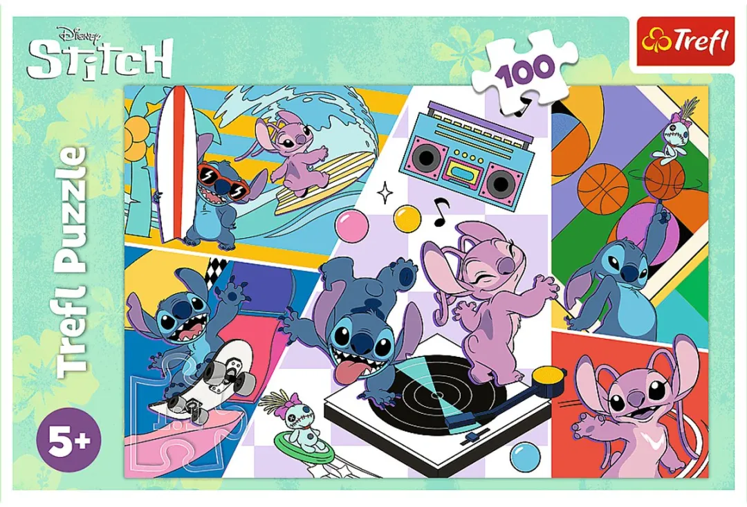 Trefl Lilo & Stitch Puzzel 100 Stuks - Multicolor