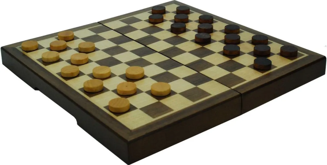 HOT Games Damcassette Magnetisch Notenhout 20x10cm