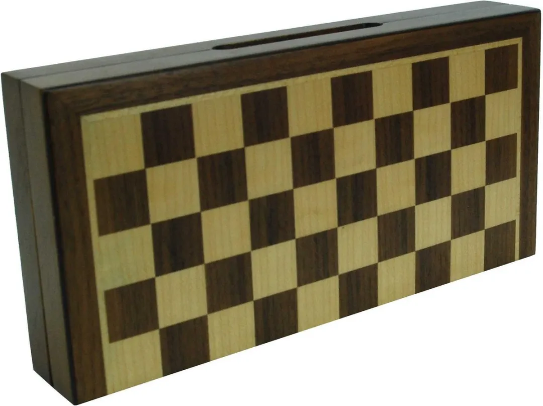 HOT Games Damcassette Magnetisch Notenhout 20x10cm