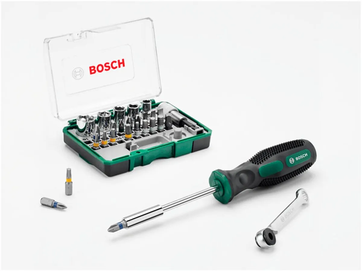 Bosch X-line Bitset & Ratelset 27-delig - Incl. Handschroevendraaier