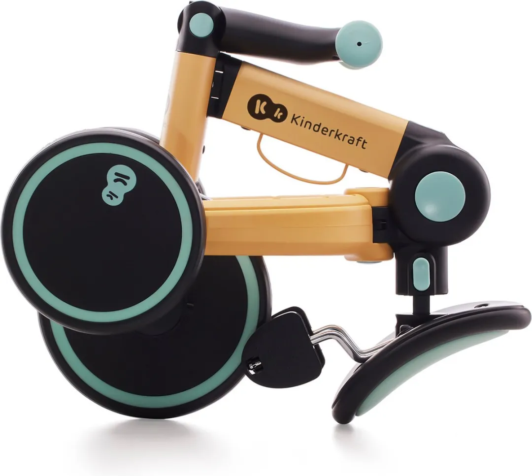 KinderKraft 4TRIKE 3-in-1 Driewieler Blauw