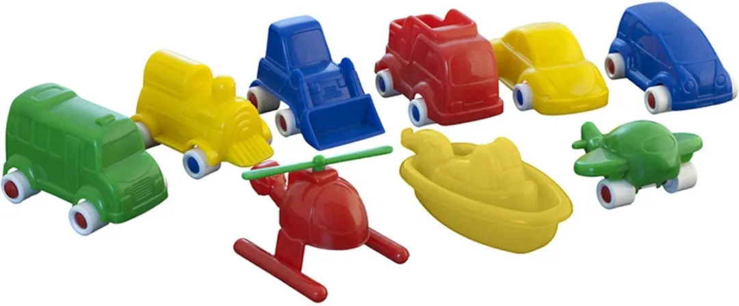 Miniland Voertuigen 36 Stuks - Multi Colour