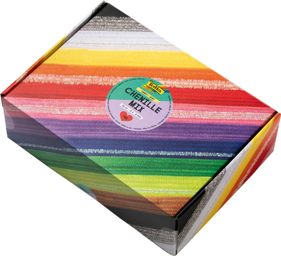 Folia Chenilledraad Multicolor - 700 Stuks