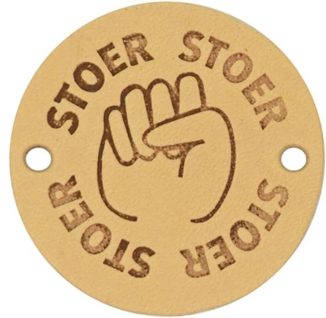 Durable Leren Label Stoer 3,5cm