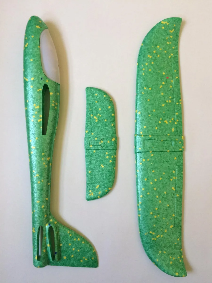 Toi-Toys Zweefvliegtuig - 45 cm - Groen