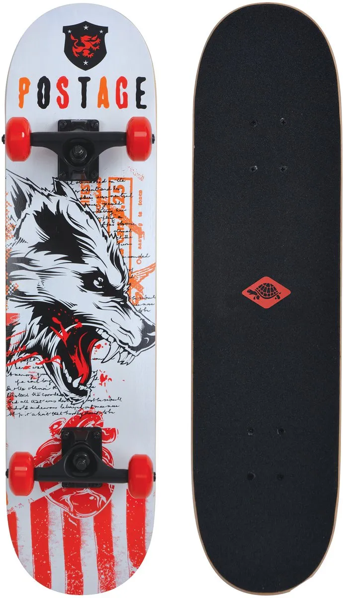 Schildkröt Skateboard Wolf 31 inch - Multicolor
