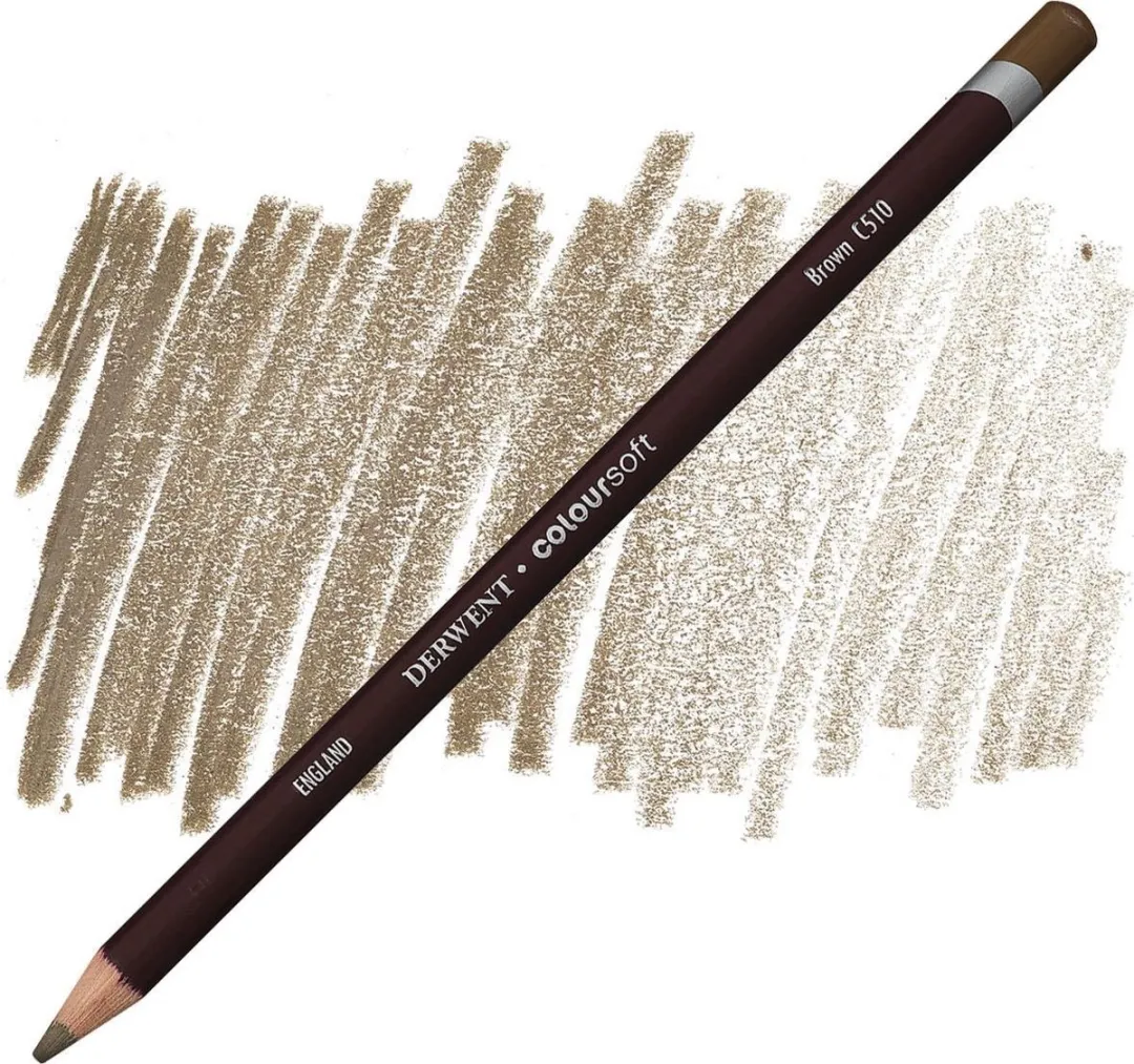 Derwent Coloursoft Potlood Brown C510