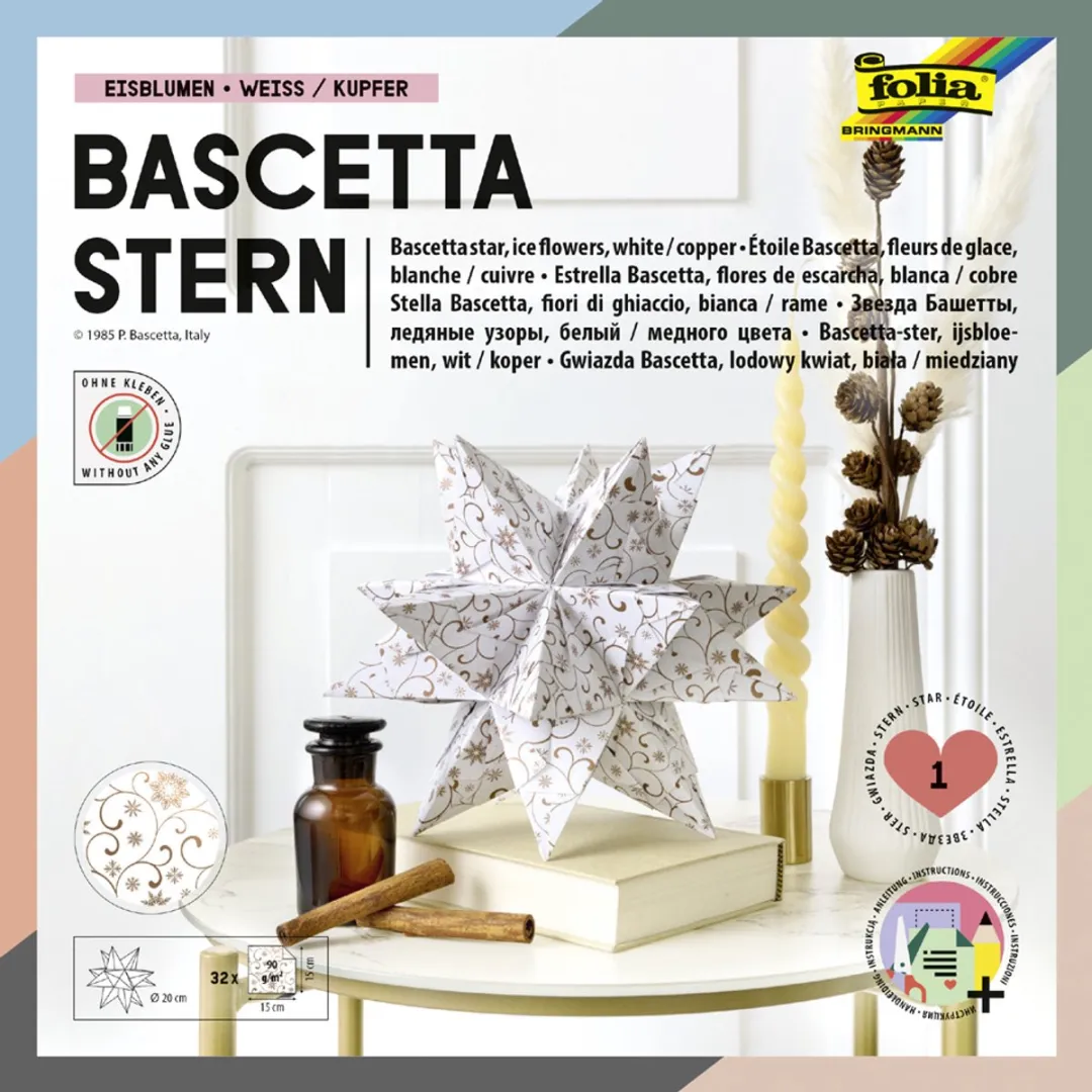 Folia Vouwbladen Bascetta-ster Lila