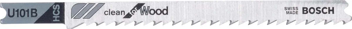 Bosch Decoupeerzaagblad U 101 B Clean for Wood