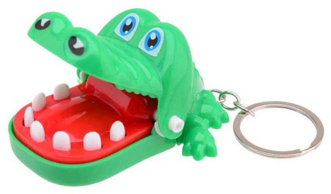 Johntoy Sleutelhanger Bijtende Krokodil