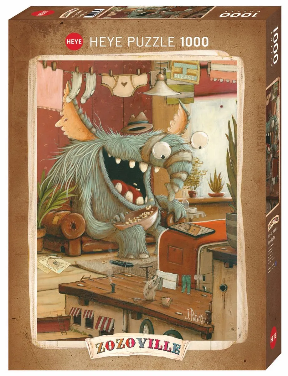 Heye Laundry Day Puzzel 1000 Stuks - Multicolor