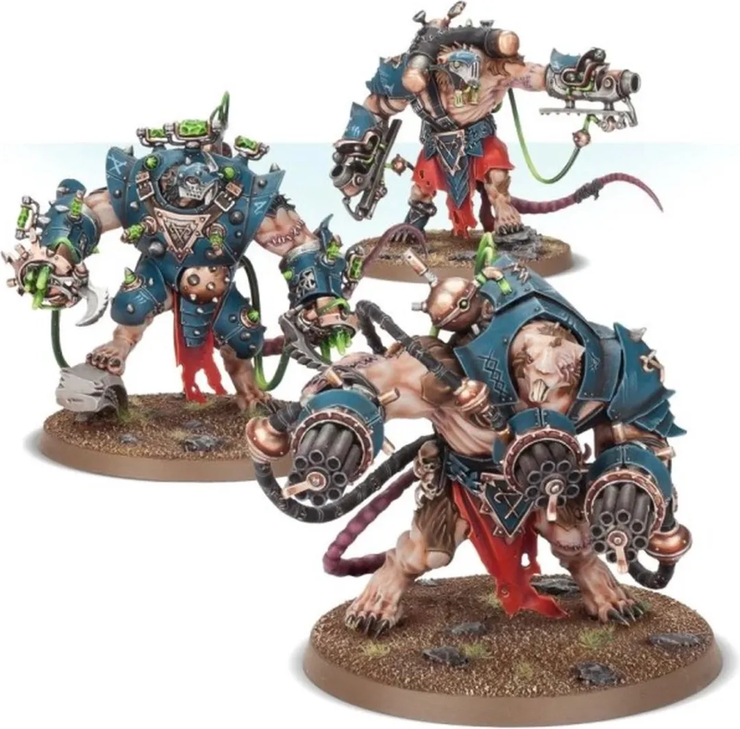 Games Workshop Age of Sigmar Skaven Clan Skryre Stormfiends - 101 Onderdelen